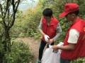 邵阳县河伯乡开展“美丽河伯”文明登山活动