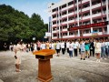 北塔区茶元头中学：与国共庆    安全同行