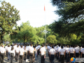 邵阳市委举行庆祝新中国成立72周年升旗仪式