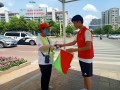 北塔区田江街道开展夏日送清凉志愿服务活动