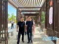 周文到双清区兴隆街道督导全国文明城市创建工作