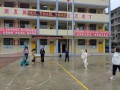 隆回县金桥小学开展教职工羽毛球比赛