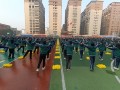 北塔区状元中学组织参加全区大课间展演活动