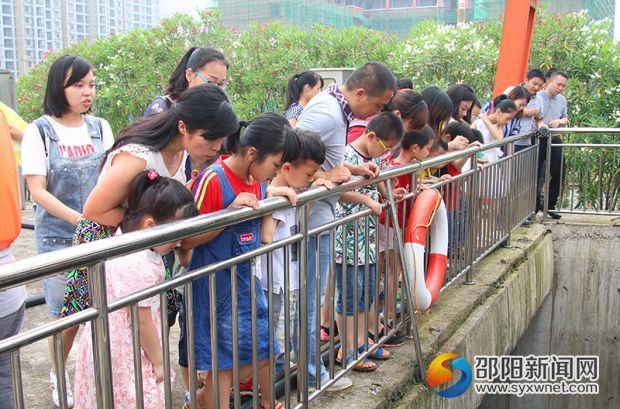 15组家庭看到未处理和处理过后的水，发出惊叹。